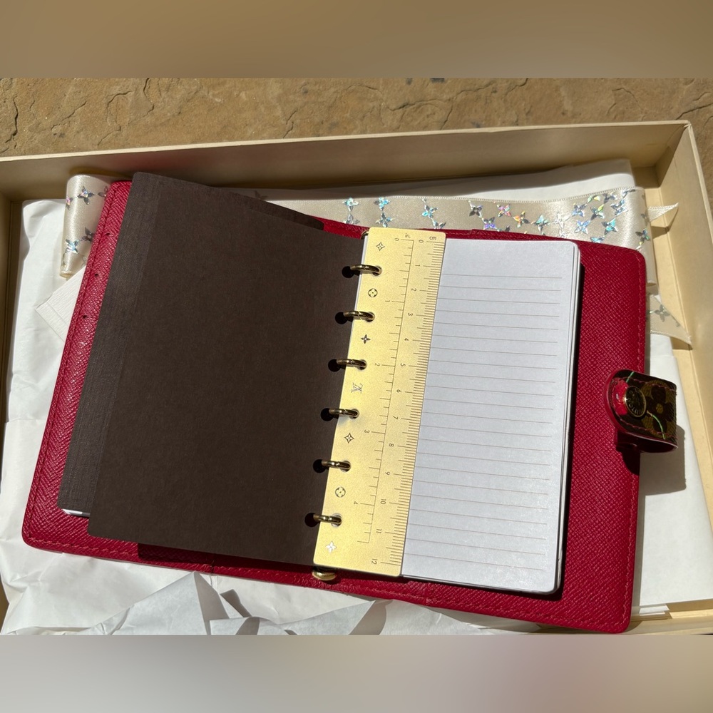 LV Takashi Murakami Cerises Agenda PM - Picture 12 of 14